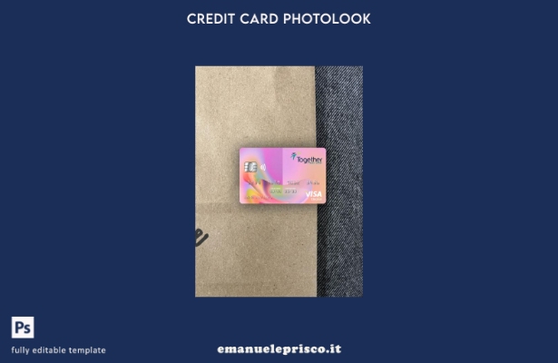 modello frontale photolook per carta elettronica visto bancario USA Missouri ins
